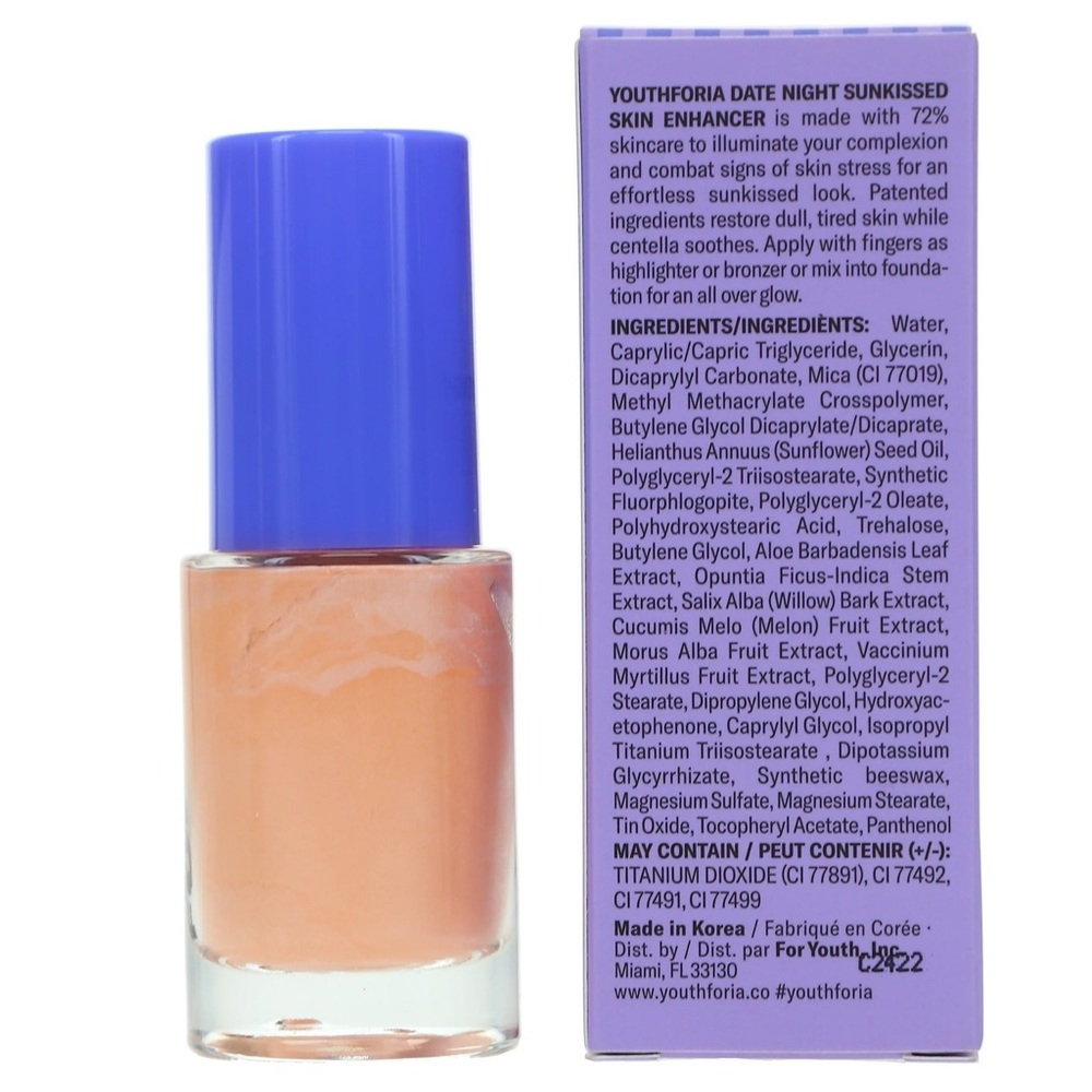 Youthforia Date Night Illuminating Liquid Skin Enhancer | Clean Beauty | NIB - Picture 3 of 4
